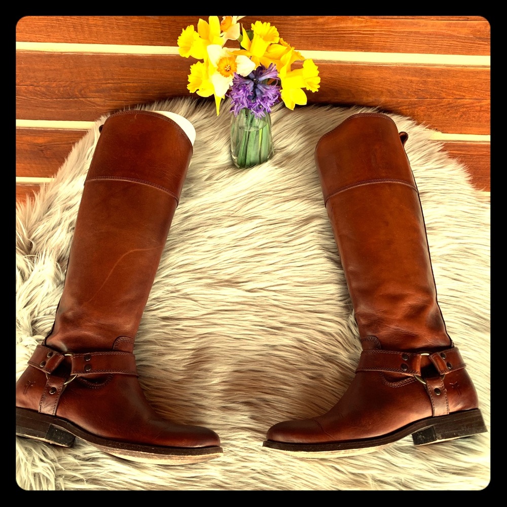 Frye Melissa harness redwood size 6M